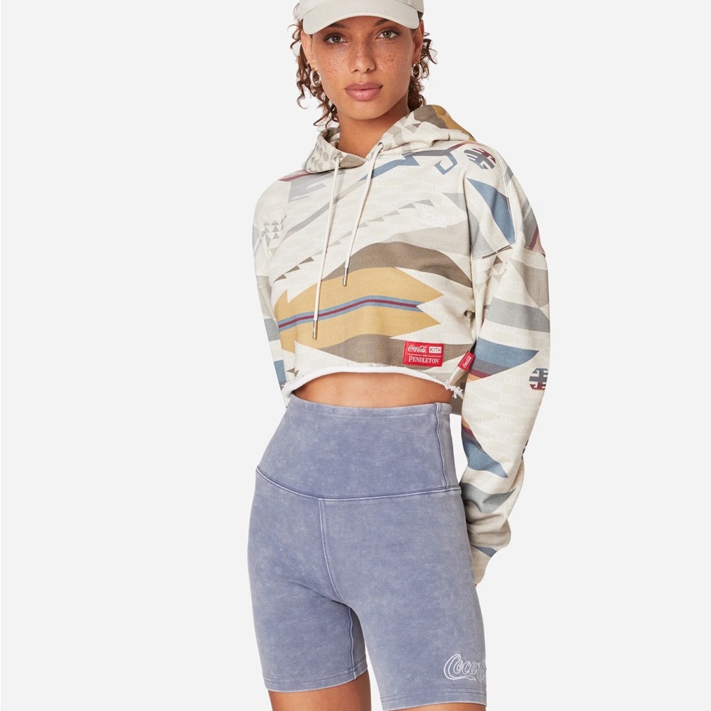 Kith x Coca Cola cropped hoodie size M